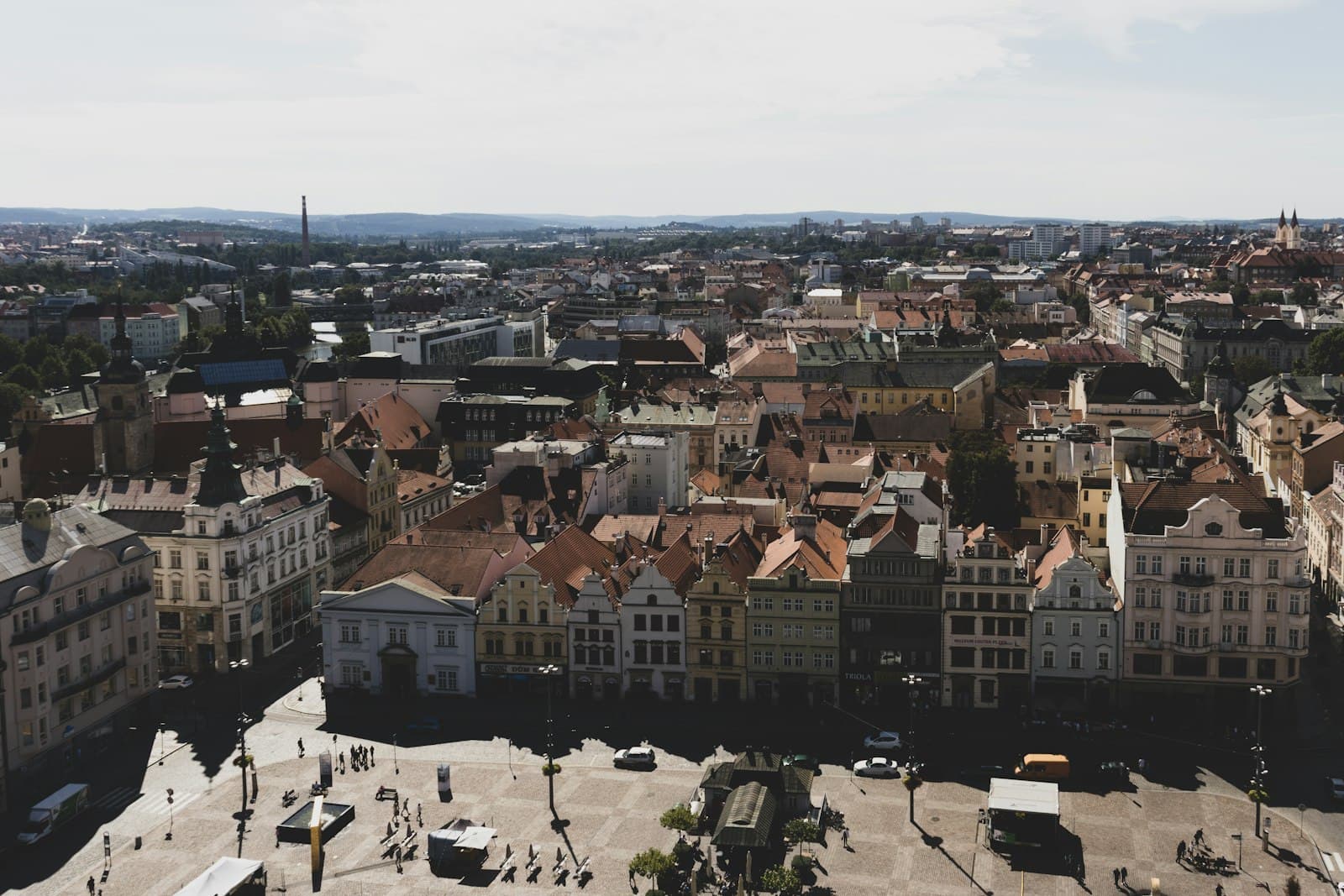 Pilsen — a city with many buildings