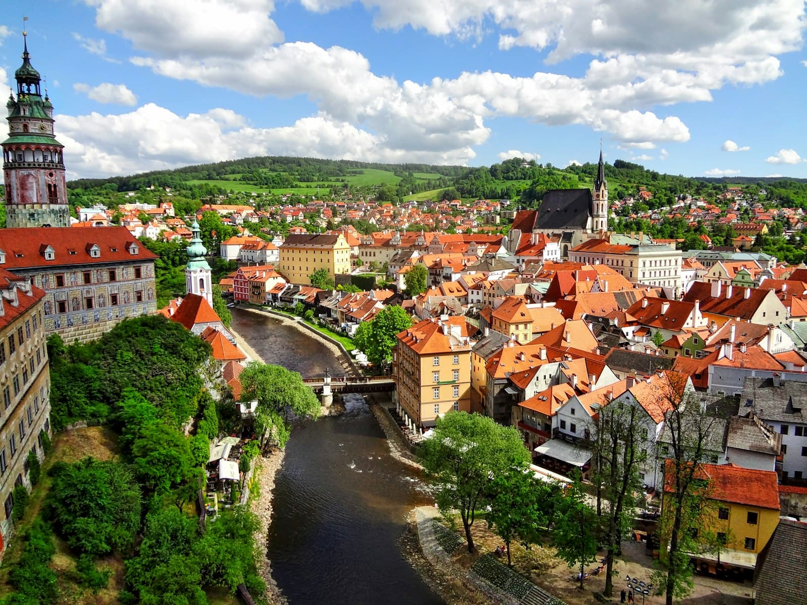 Prague — aerial view of city buildings during daytime