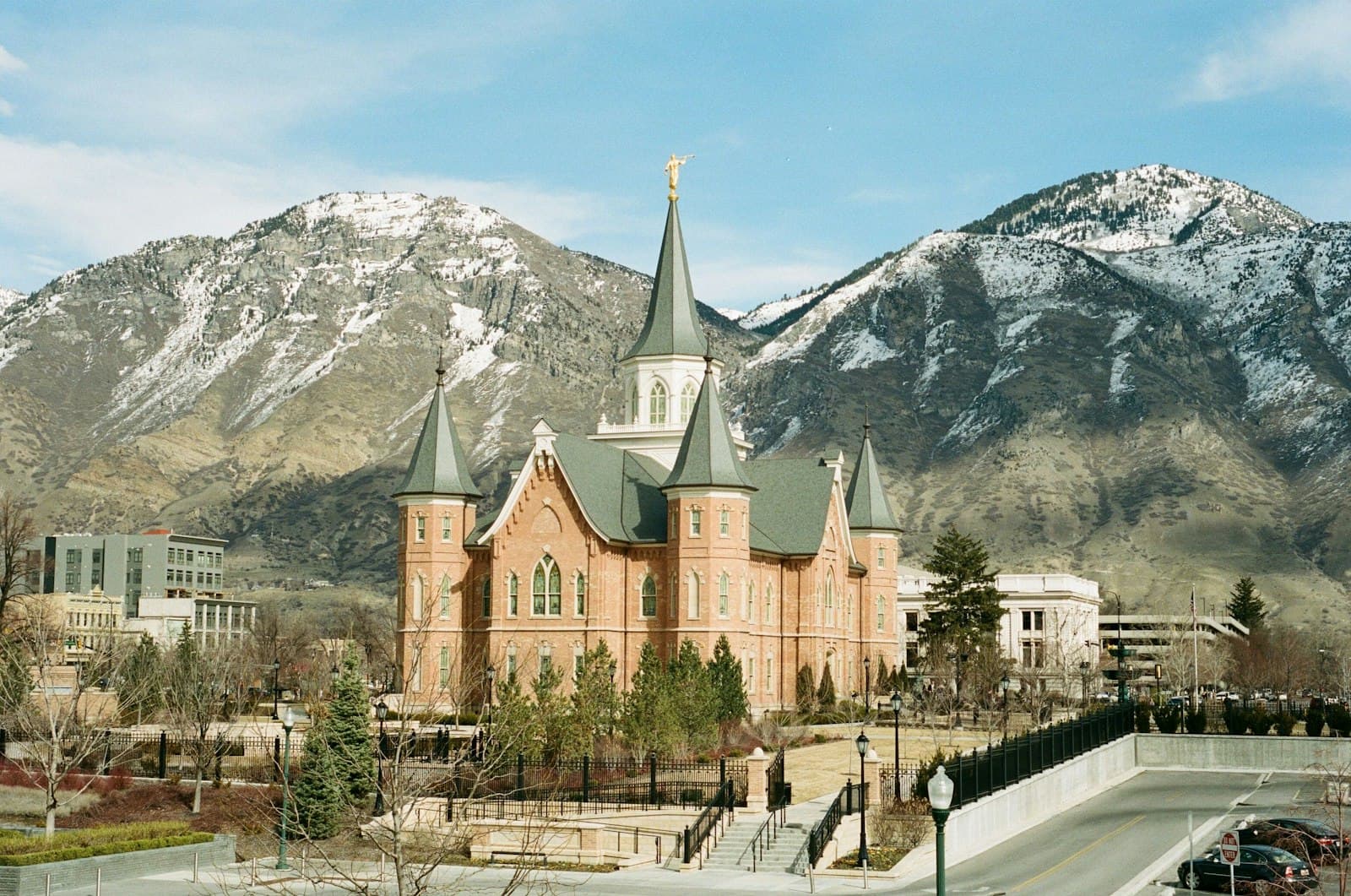 Provo — brown and gray concrete building near mountain under blue sky during daytime