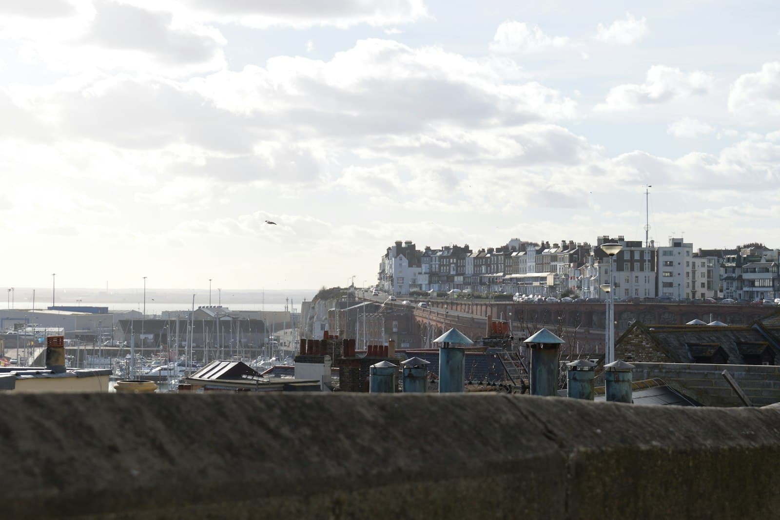 Ramsgate — a city skyline with a cloudy sky