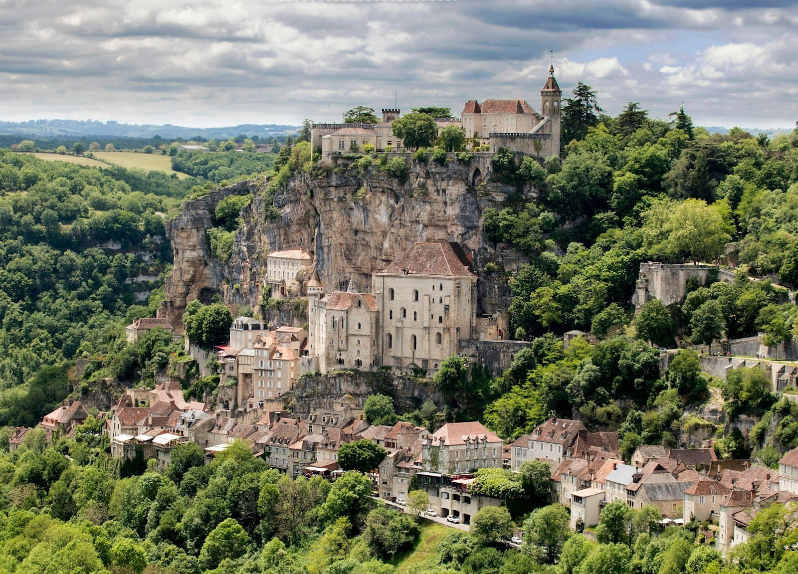 Rochefort-en-Terre — a village on a hill surrounded by trees