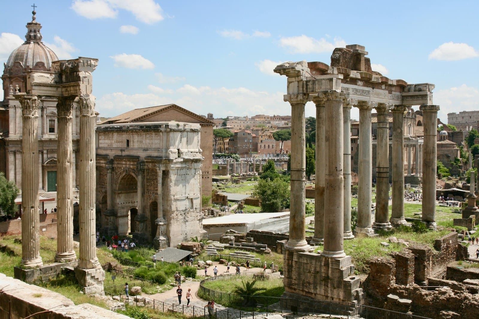 Roman Forum — the ruins of the ancient city of ephesia