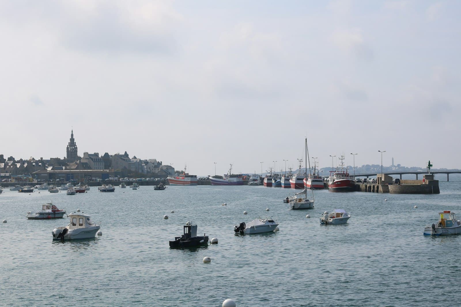 Roscoff — sailing boats during daytime