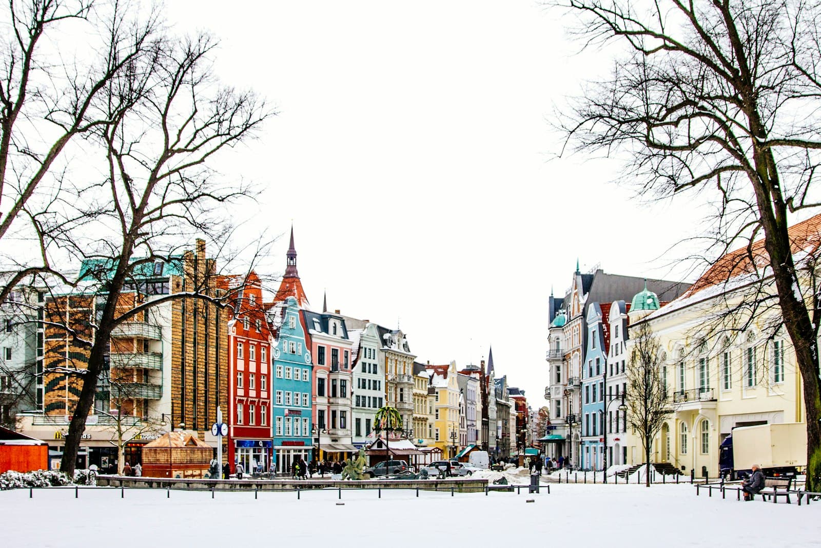 Rostock — person sitting near tree