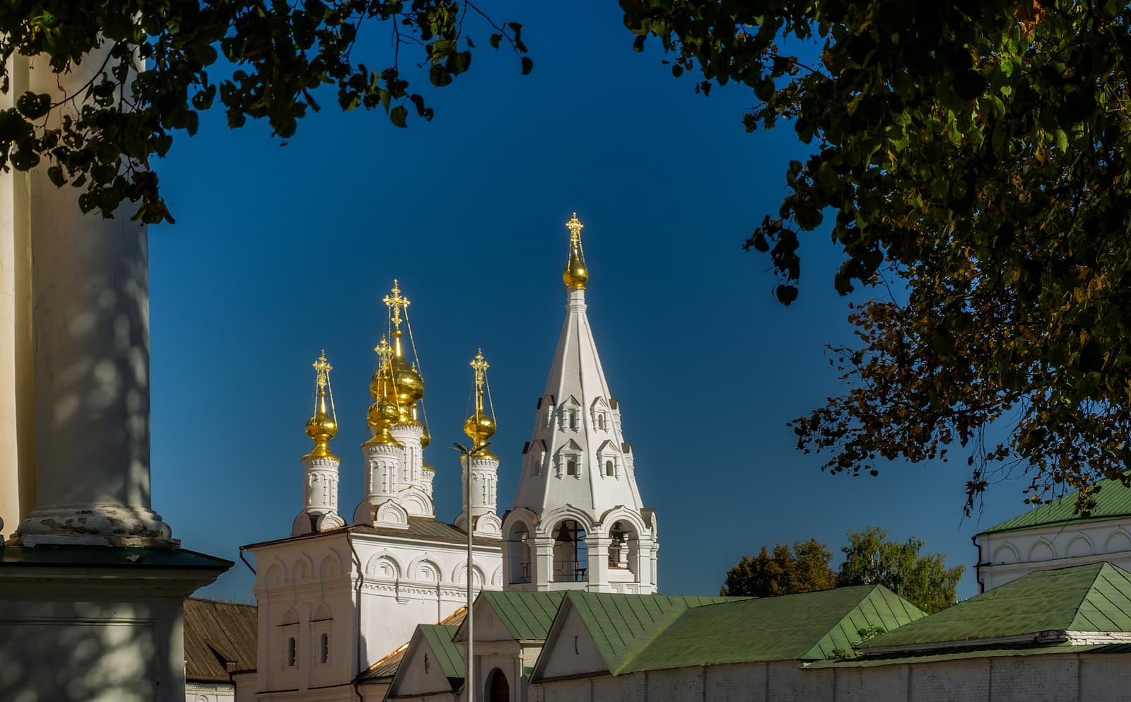 Ryazan — A large white building with gold spires