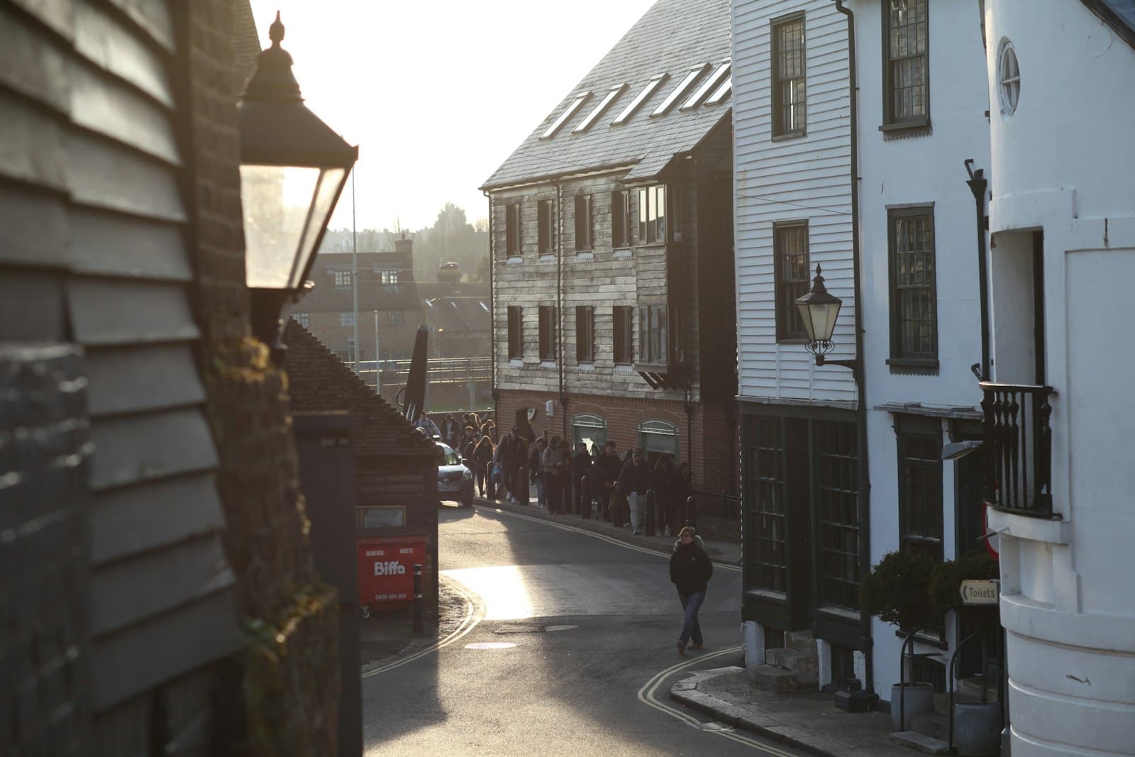 Rye — A view of a street in a small town