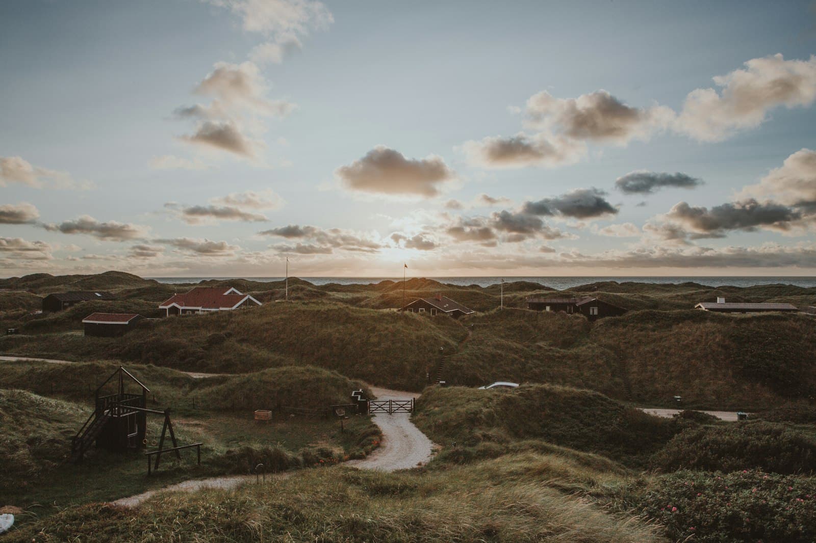 Sønderborg — top view of mountains with houses