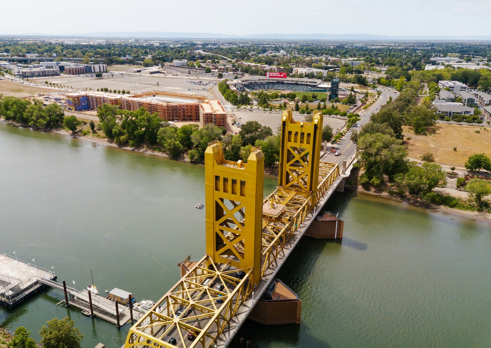 Sacramento — a bridge over a river
