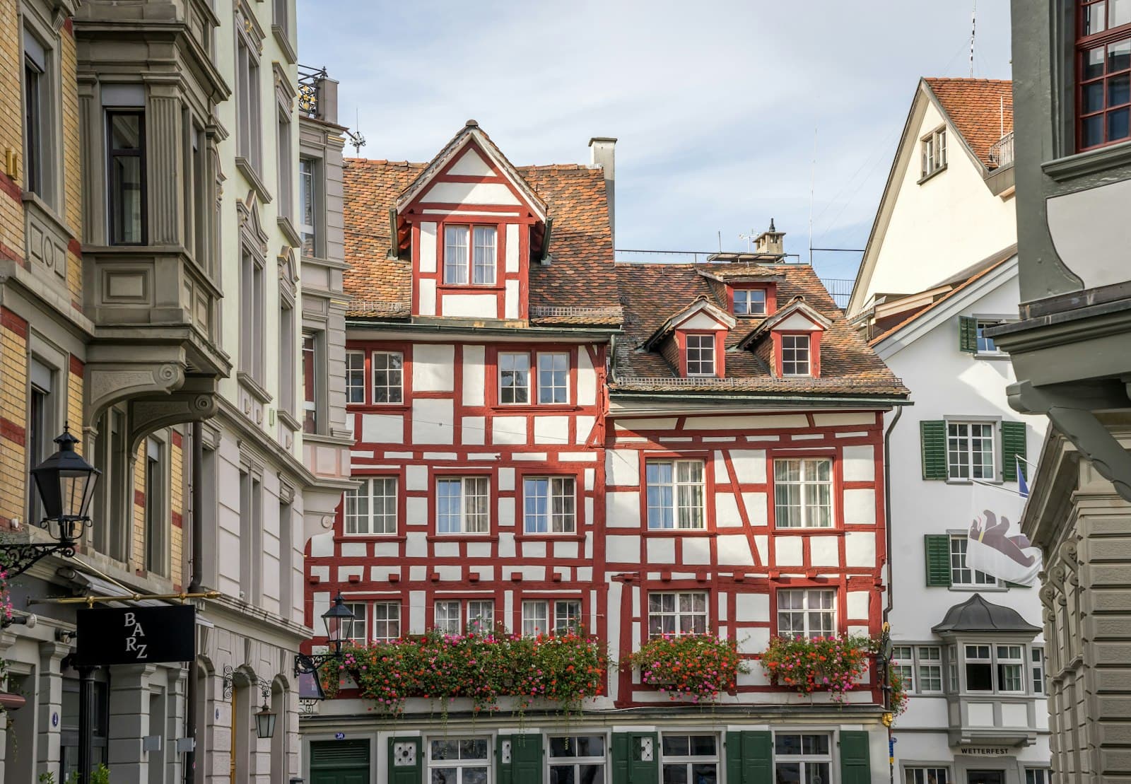 Saint-Gall — a row of buildings