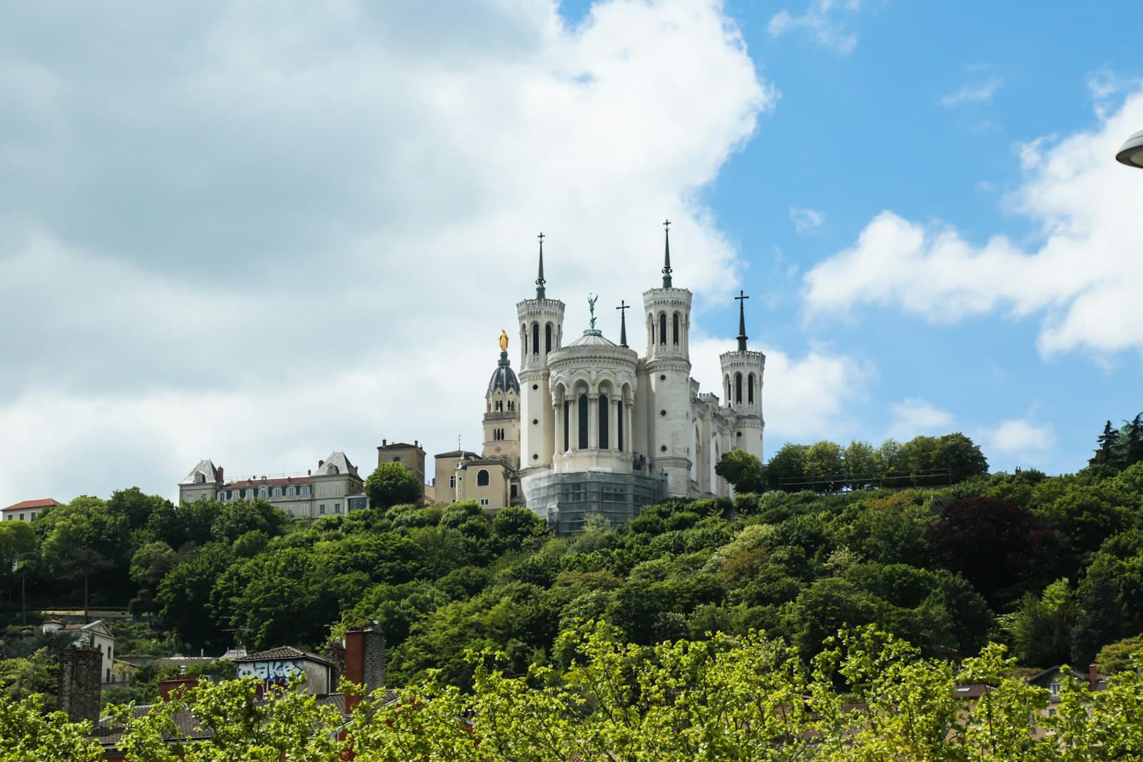 Saint-Lary-Soulan — a large white building on top of a hill
