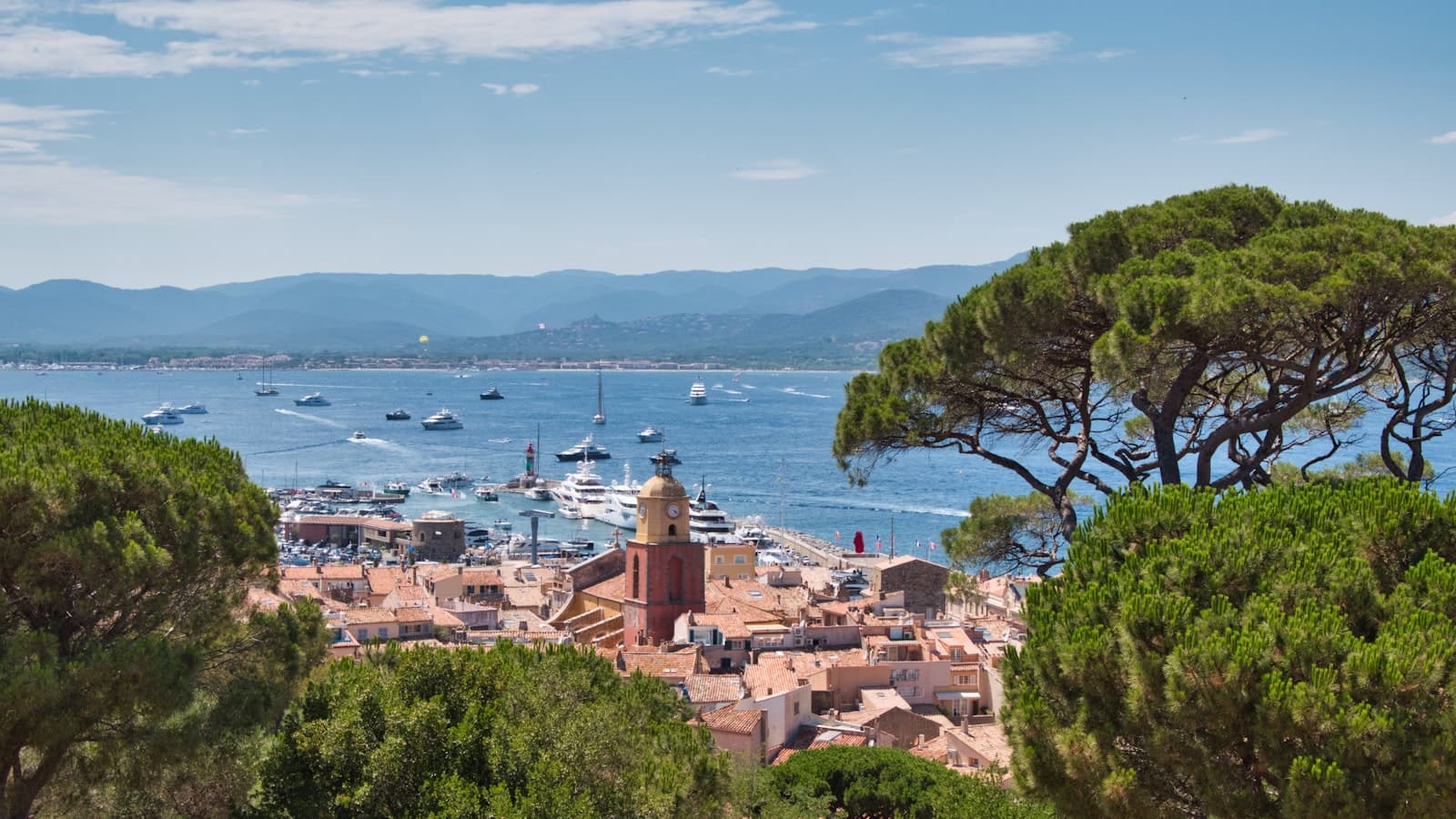 Saint-Tropez — aerial view of city near body of water during daytime