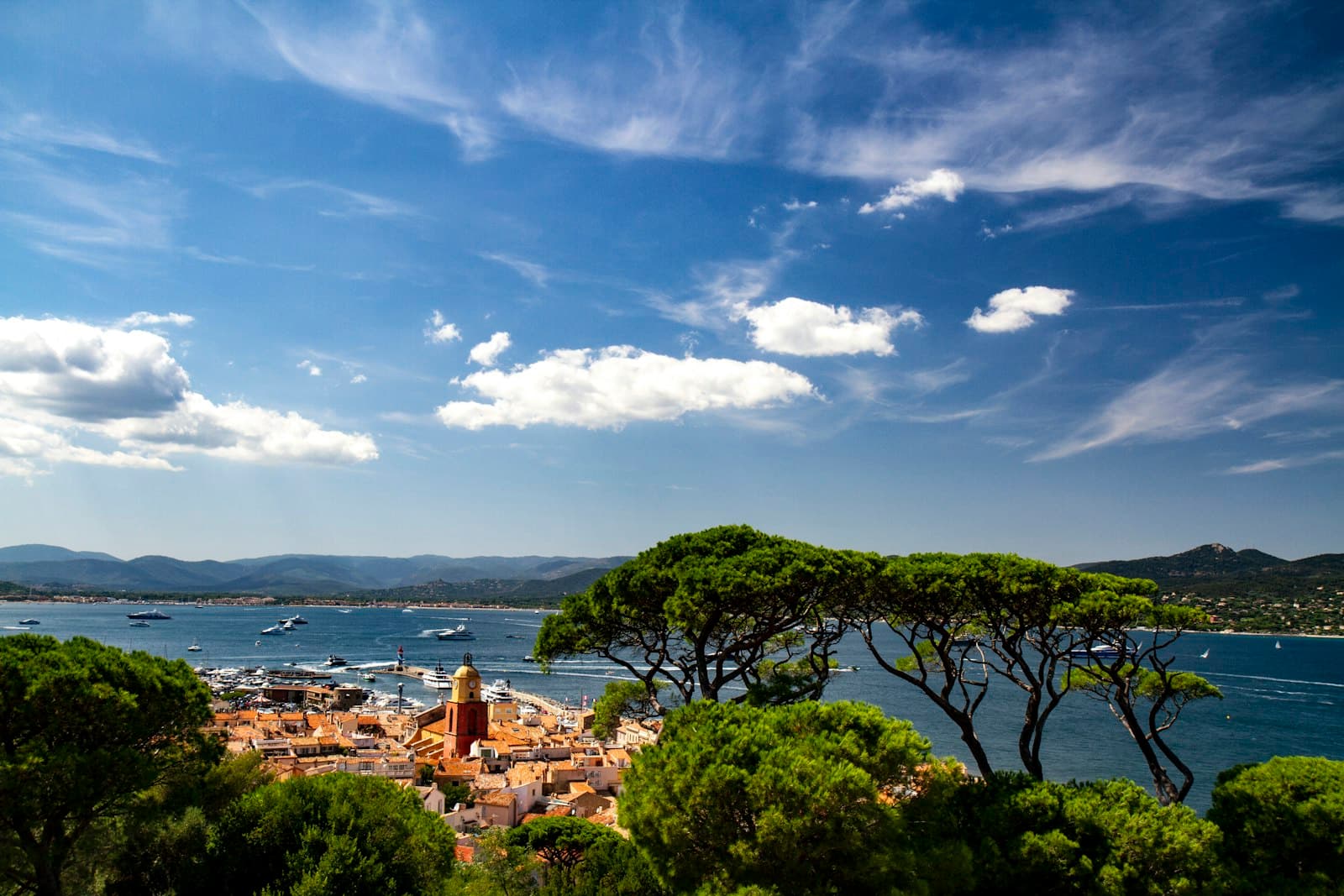 Saint-Tropez — green trees near body of water under blue sky during daytime