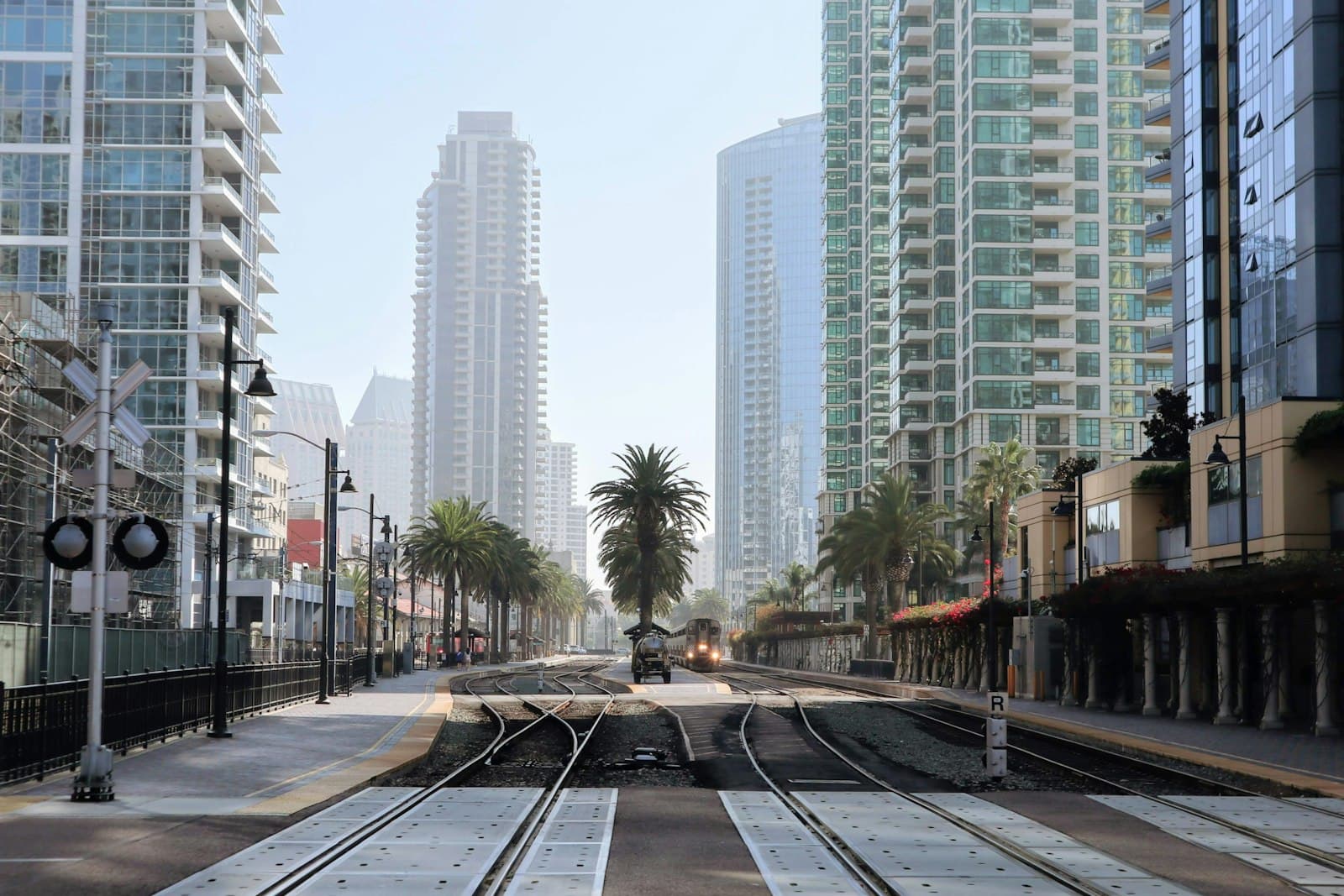 San Diego — gray concrete road between high rise buildings during daytime