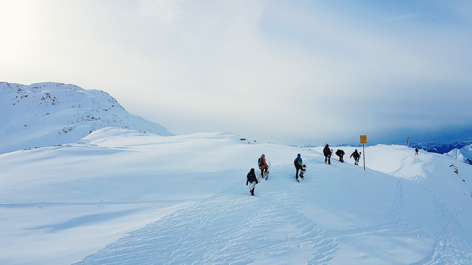 Sankt Anton am Arlberg — people walking on snow mountain