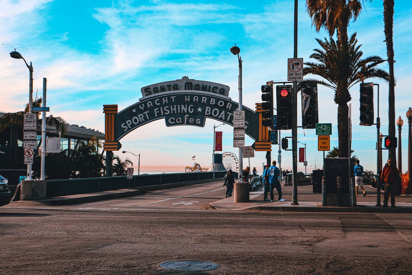 Santa Monica — people walking on pedestrian lane during daytime
