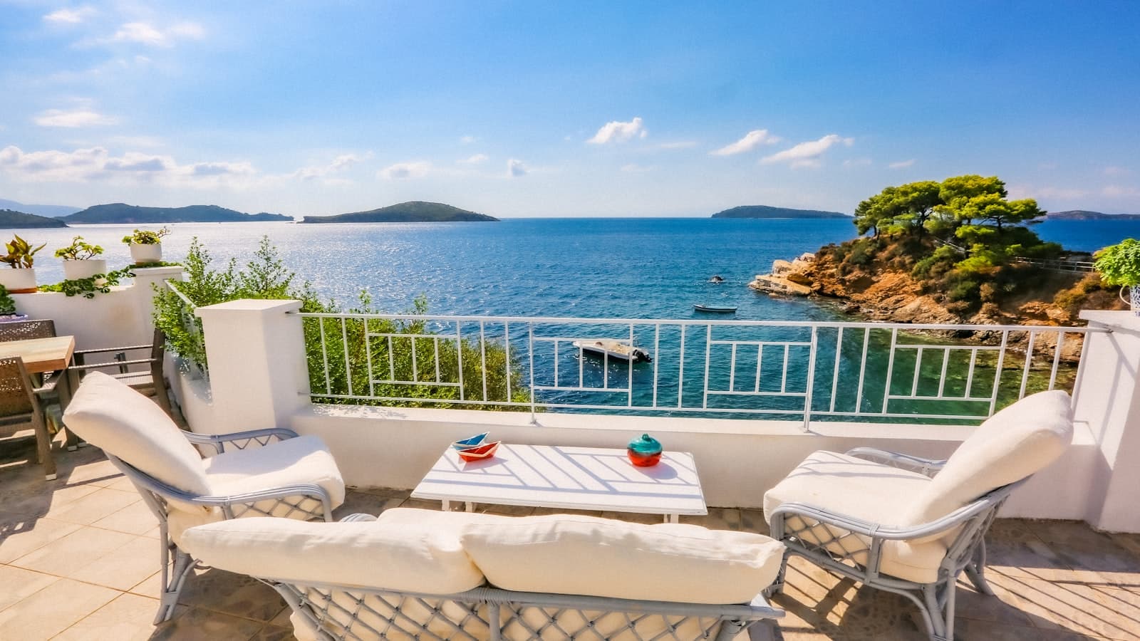 Skiathos — white and brown boat on sea during daytime