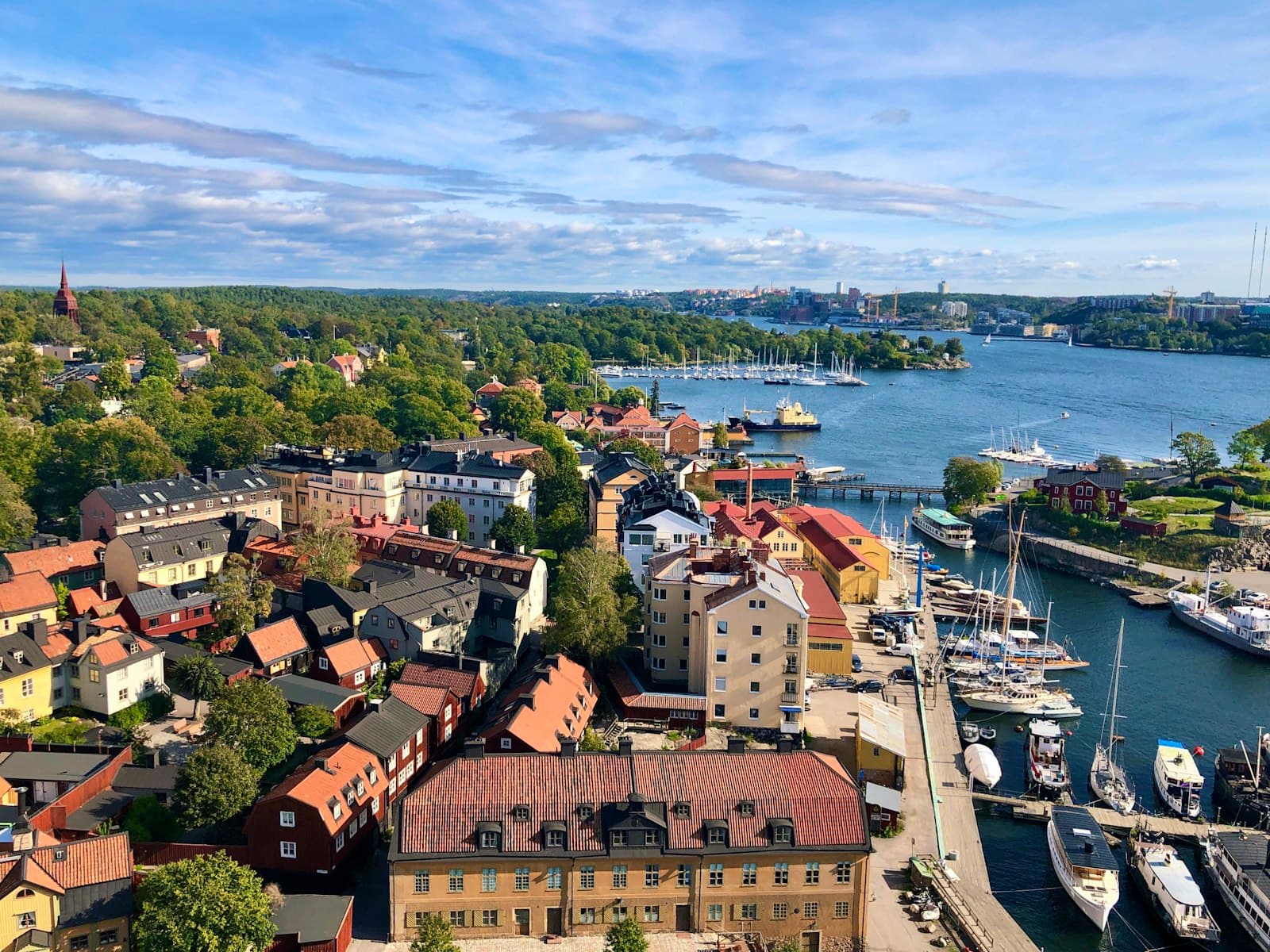 Smögen — city aerial scnery