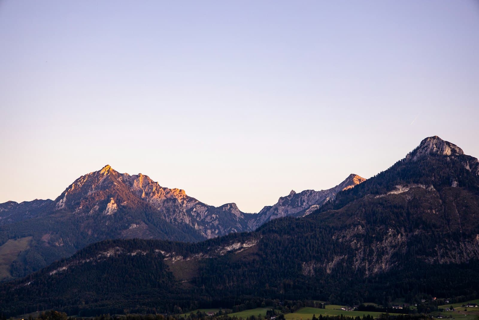 St. Wolfgang — brown mountains
