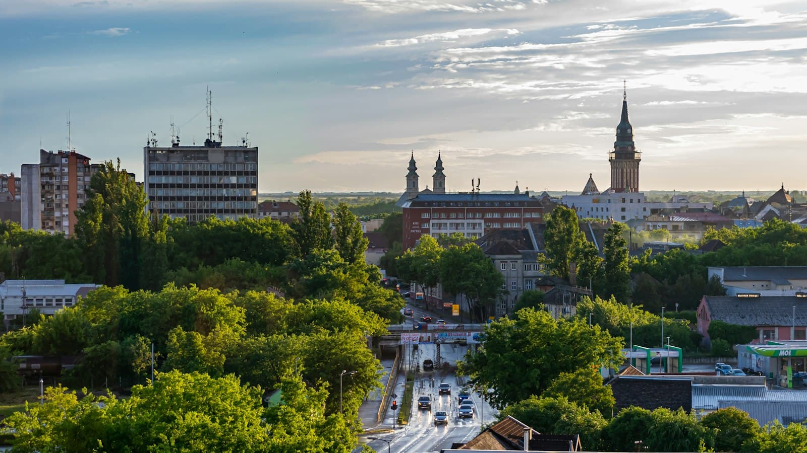 Subotica — green trees near brown concrete building during daytime