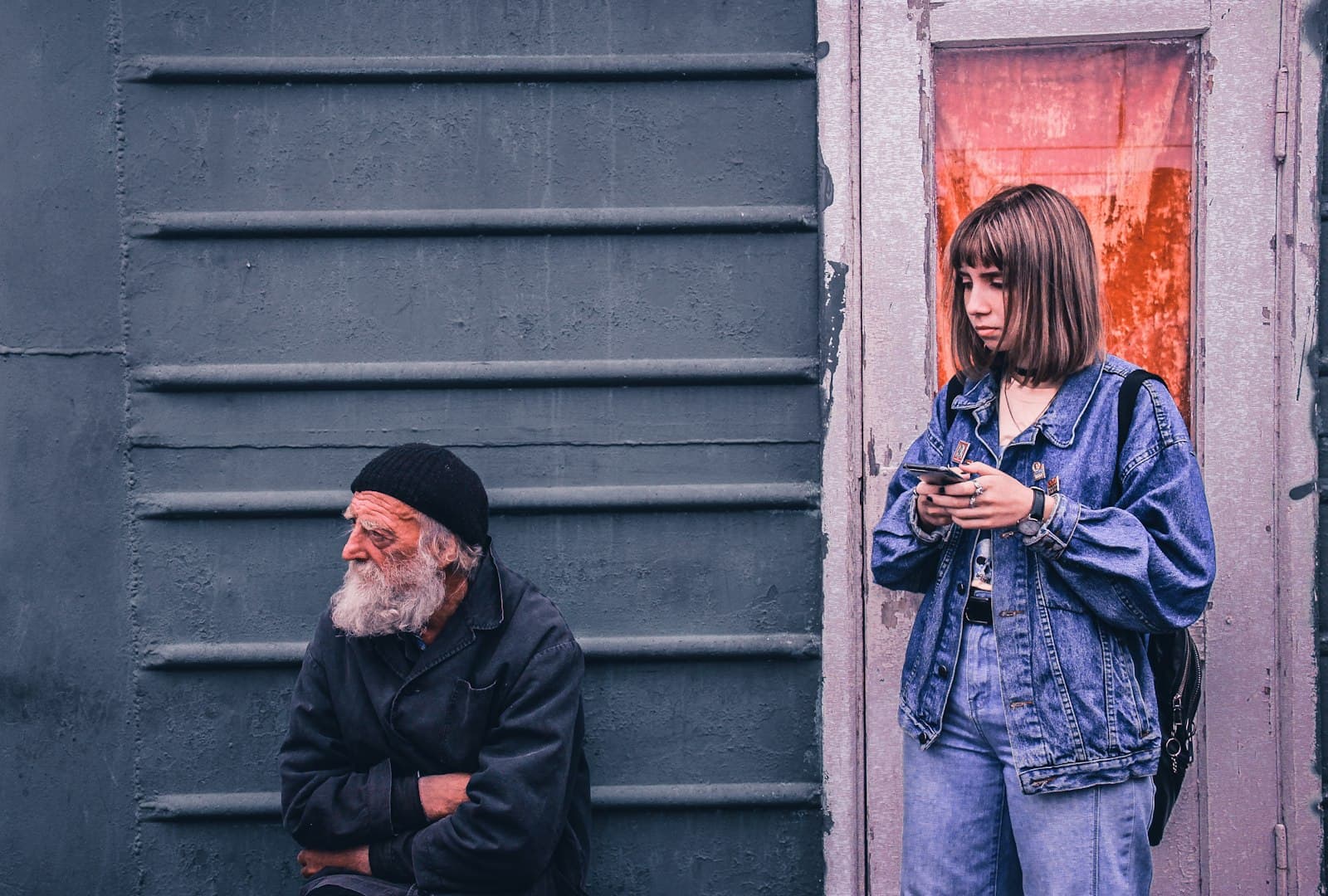 Sviyazhsk — woman near man sitting during daytime
