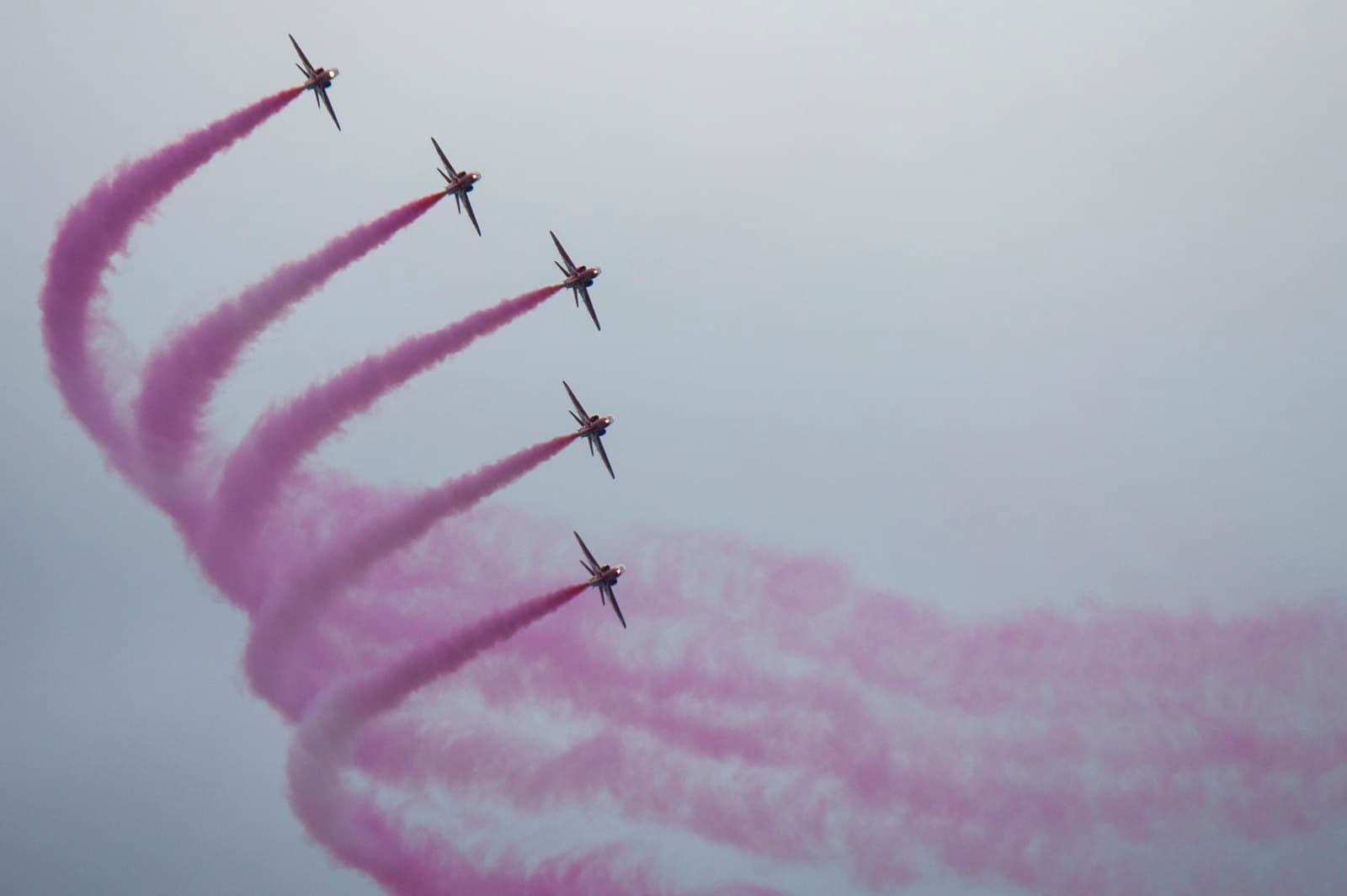 Swansea — five jets flying during daytime