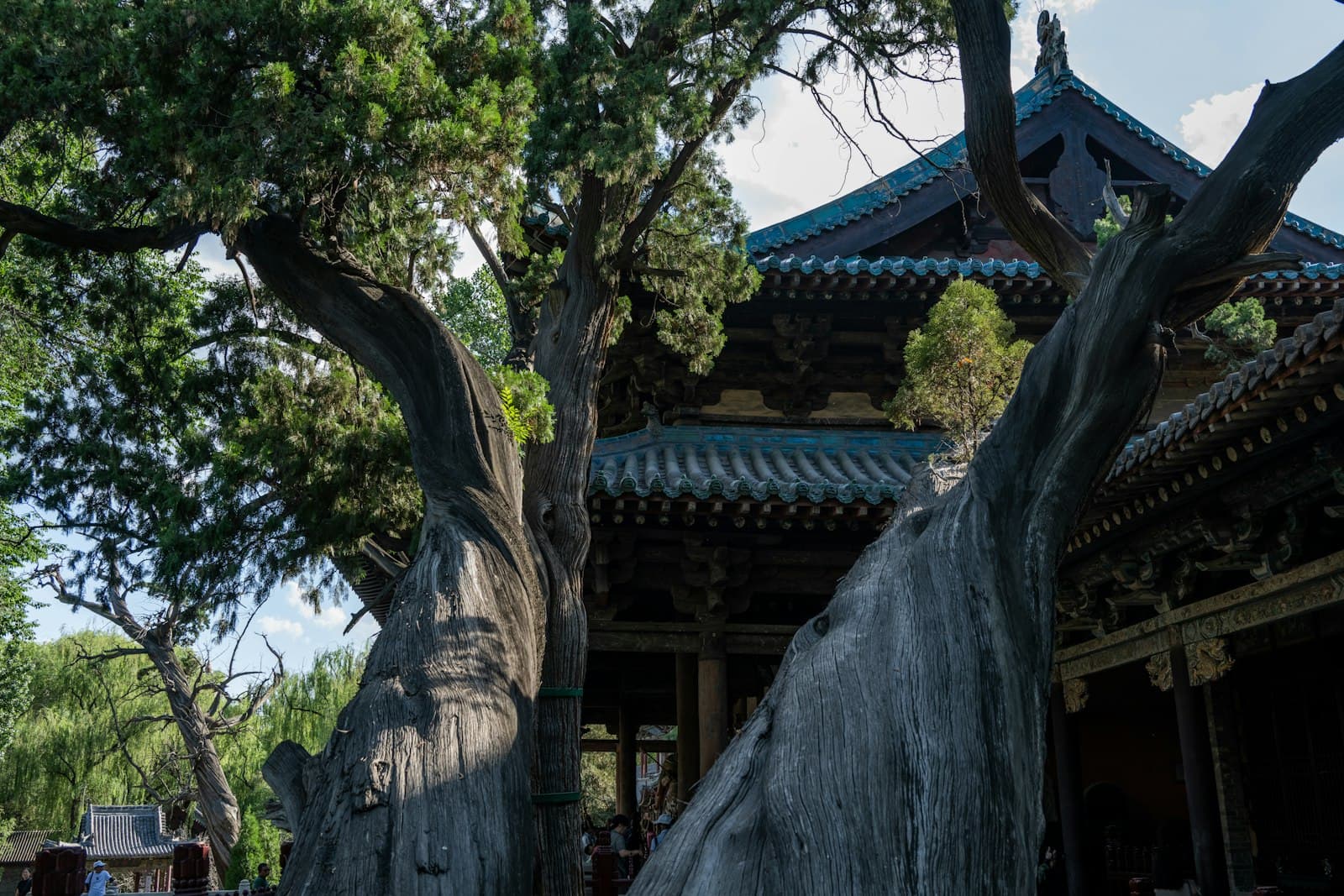 Taiyuan — A group of people standing in front of a building