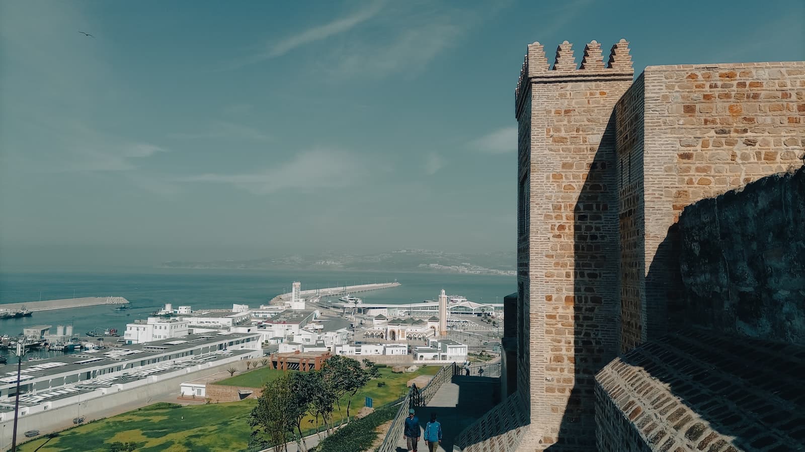 Tanger — a large stone tower overlooking a city