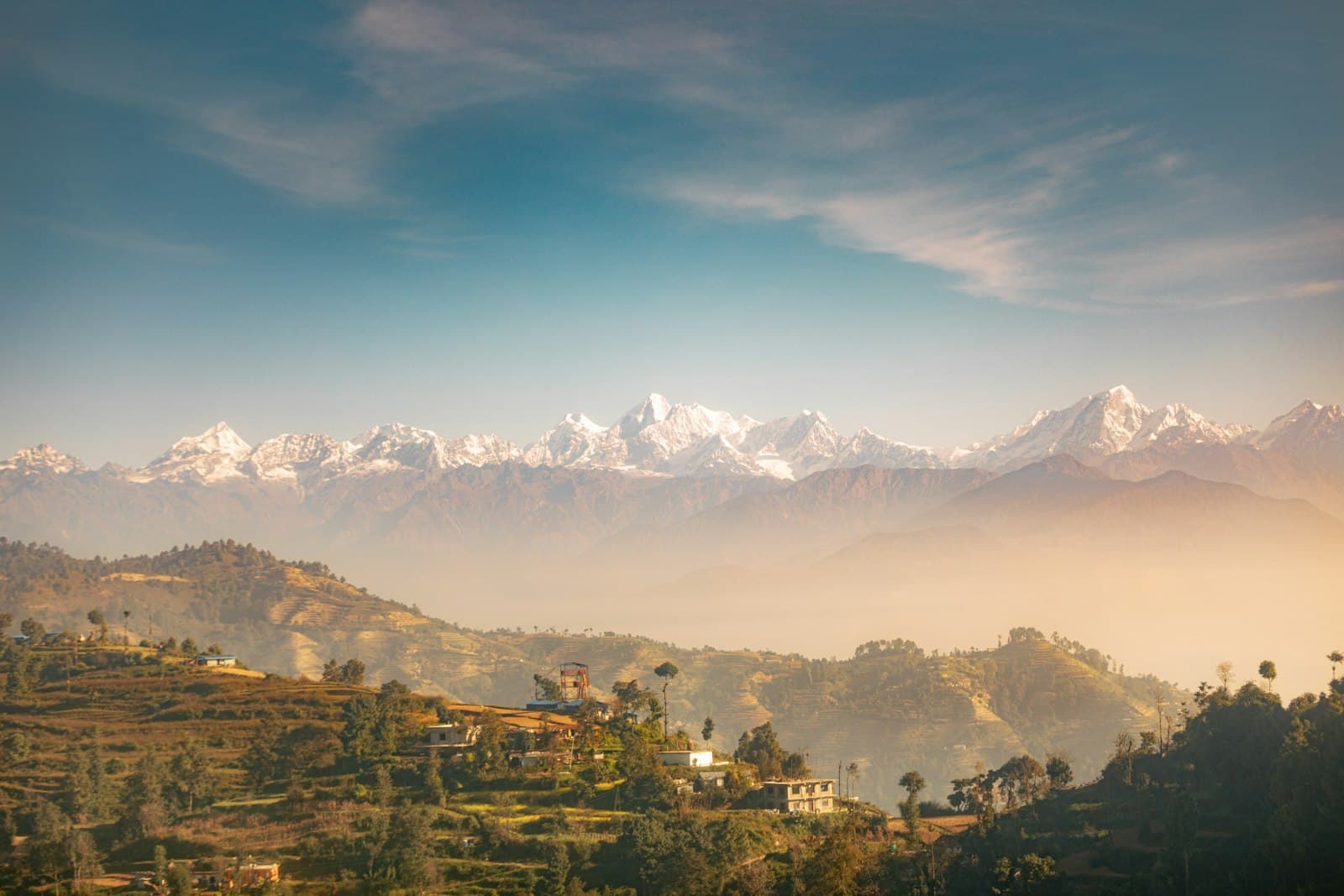 Tansen — green trees and mountains under blue sky during daytime