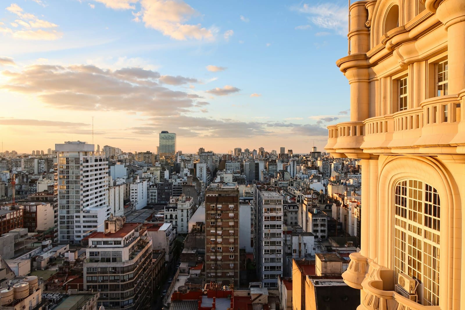 Tilcara — a view of a city from a tall building