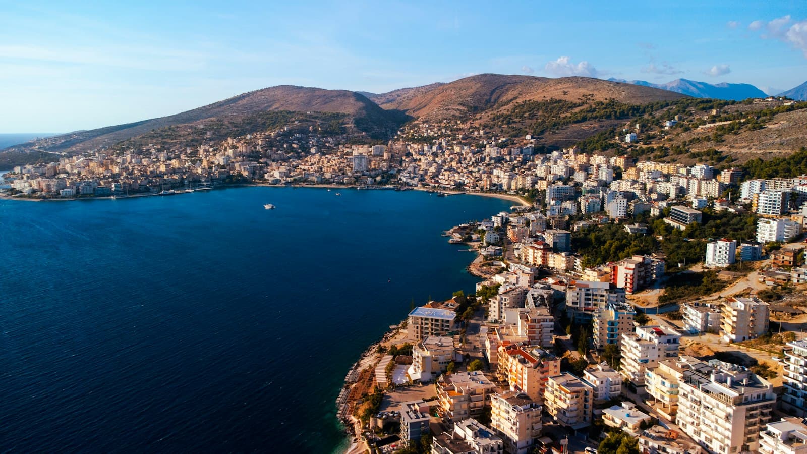 Tirana — a city next to a body of water