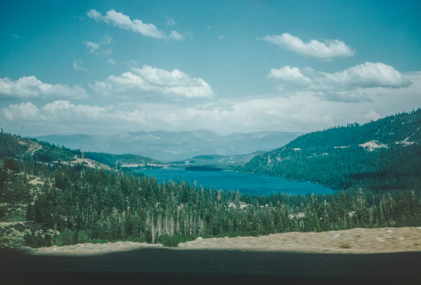 Truckee — a scenic view of a lake surrounded by trees