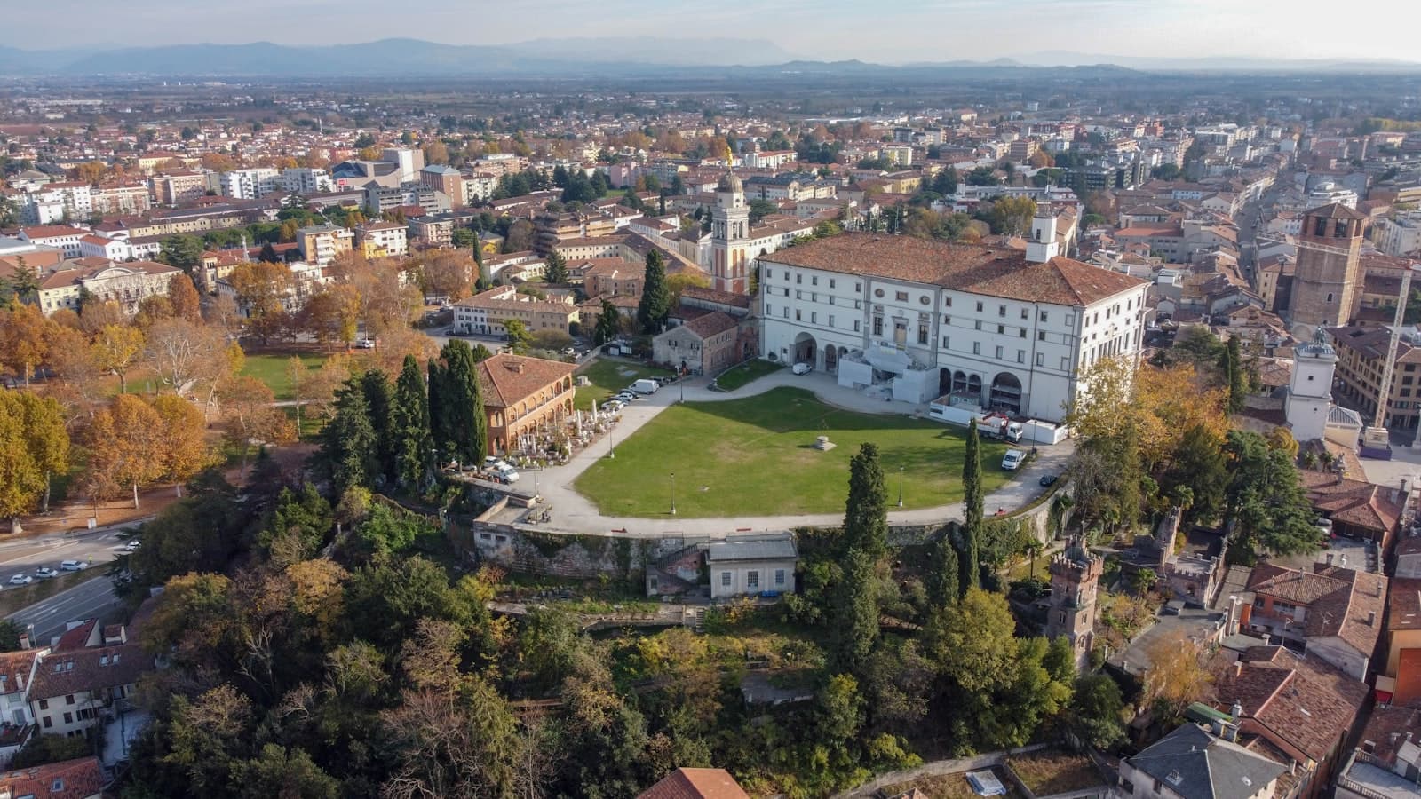 Udine — aerial view of city during daytime