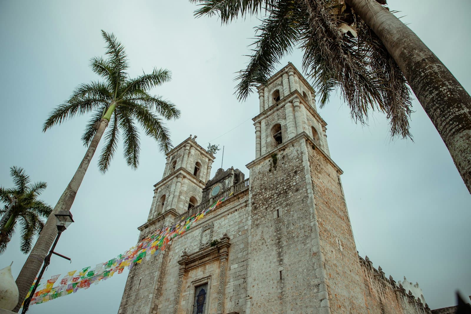 Valladolid — a tall tower with a clock on the top of it