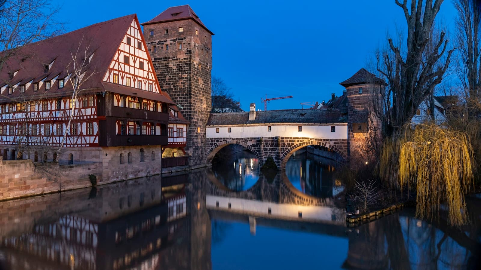 Wasserburg am Inn — brown brick building near bridge
