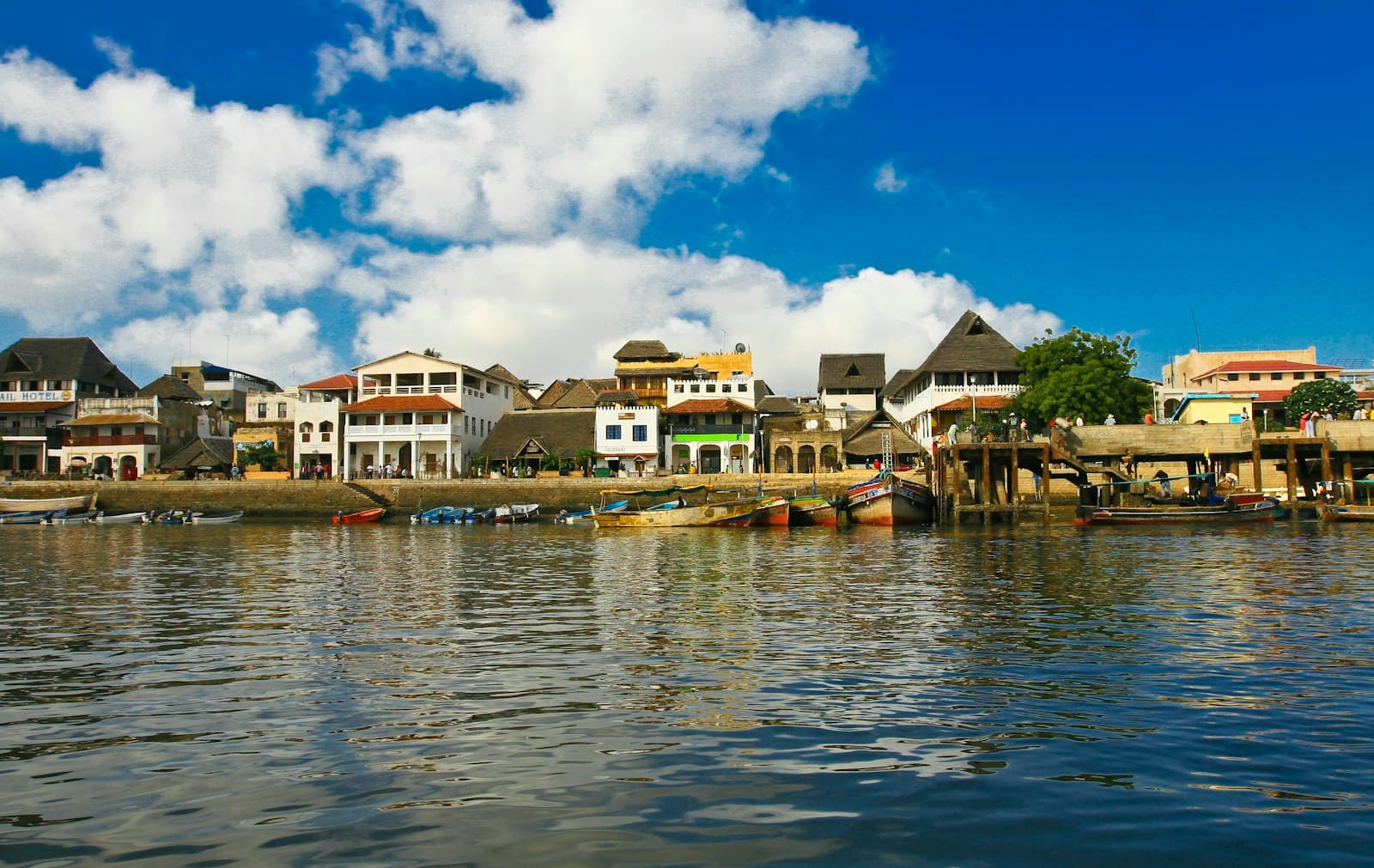 Watamu — a body of water with a bunch of houses on it