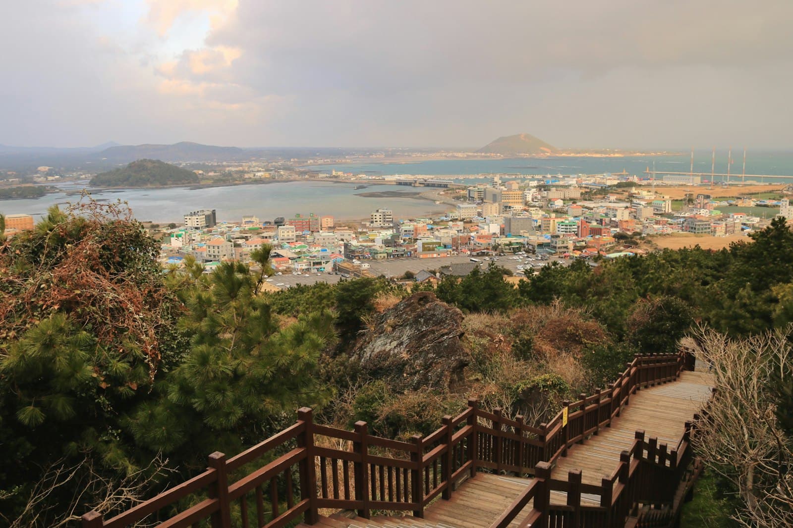 Yeosu — a view of a city and a body of water