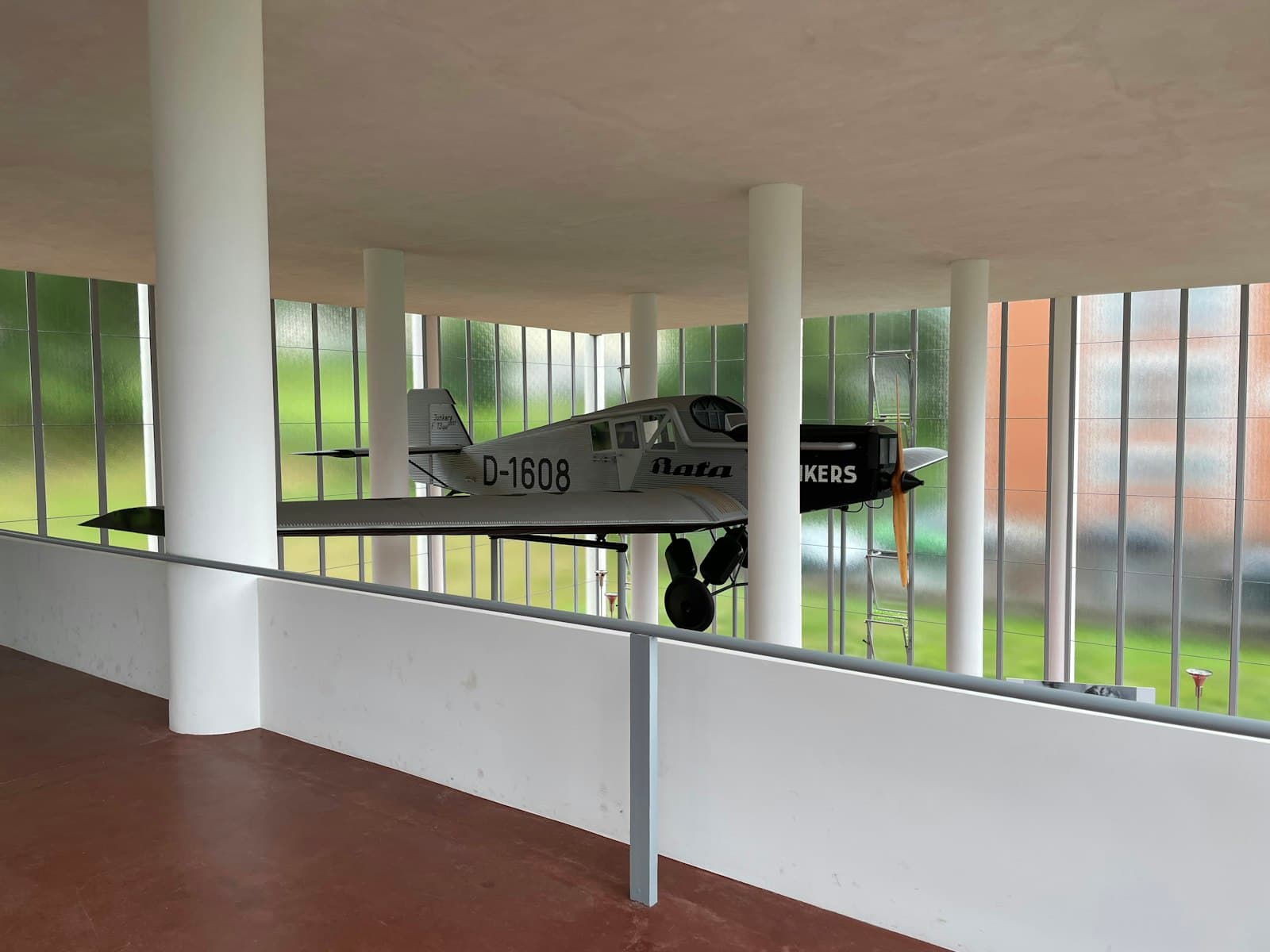 Zlín — a plane in a building
